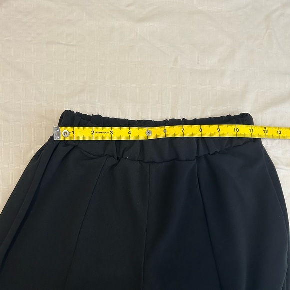 Black Women's Flared Pants - Picture 5 of 7